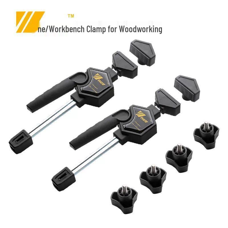 Adjustable Desktop Quick Clamp for Right Angle Woodworking