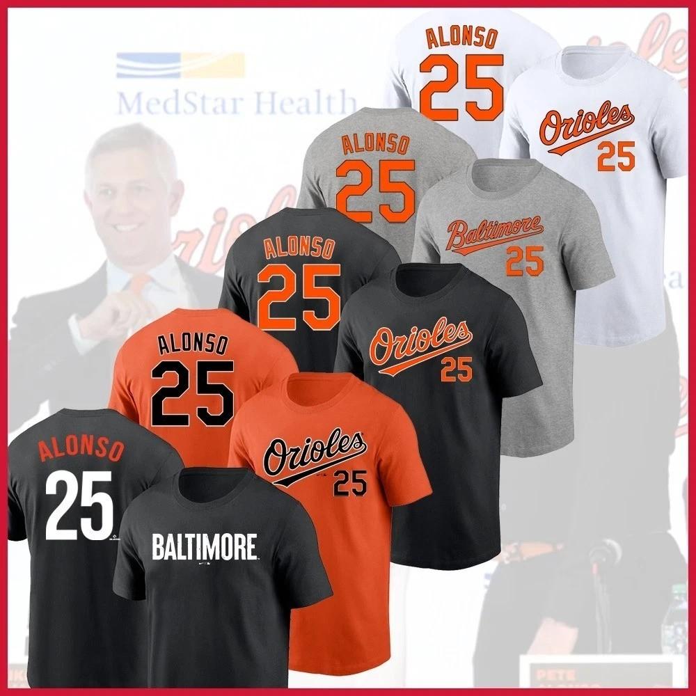 Добро пожаловать Пит Алонсо #25 Baltimore Orioles 2025 Имя Номер Подарок Для Фанатов S-5XL L