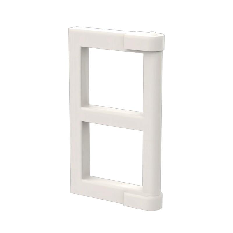 Non-Toxic 10Pcs 60608 Door Frame Glass Window Building Block Moc Assembly Parts Accessories Compatible With Brick Children Toys