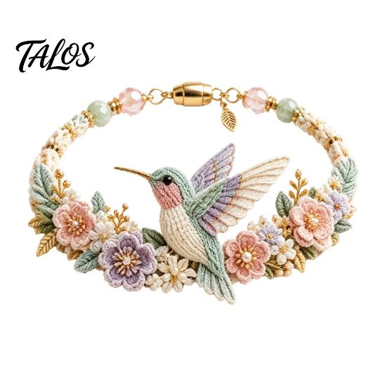 Fournitures pour la fabrication de bracelets Kit Animal Tissé DIY, Kit Fait Main Renard Chat Cerf Oiseau Loisirs Créatifs, Ensemble Crochet Floral pour Débutants Adultes Arts et Artisanat