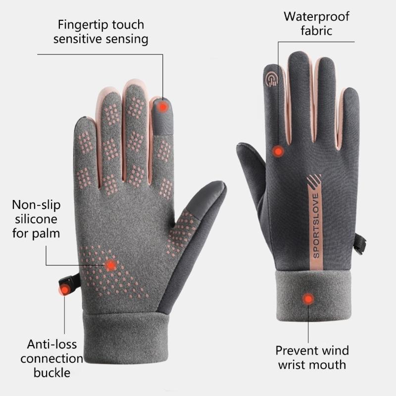 Full Finger Mittens Sports Keep Warm Gloves Christmas Presents for Women Teens