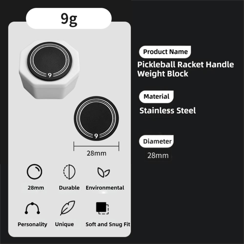 

Increase Strength Pickleball Paddle Handle Weight Paddle Counterweight Daily Training 9g