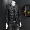 Men's 2025 European Style Lightweight Down Jacket with Suit Collar