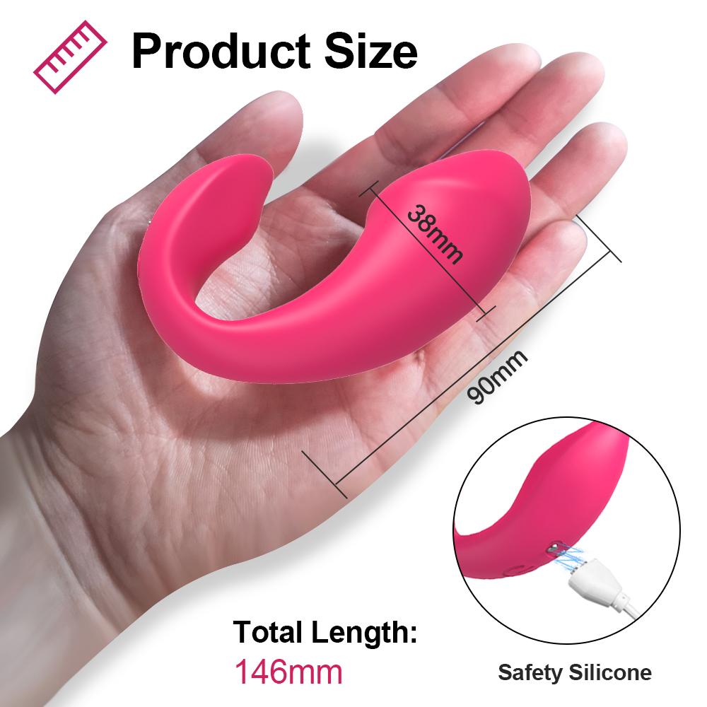 Wireless Bluetooth G Spot Dildo Vibrator Female APP Remote Control Vibrating Egg 2 Motor Clitoris Stimulator Sex Toys for Women
