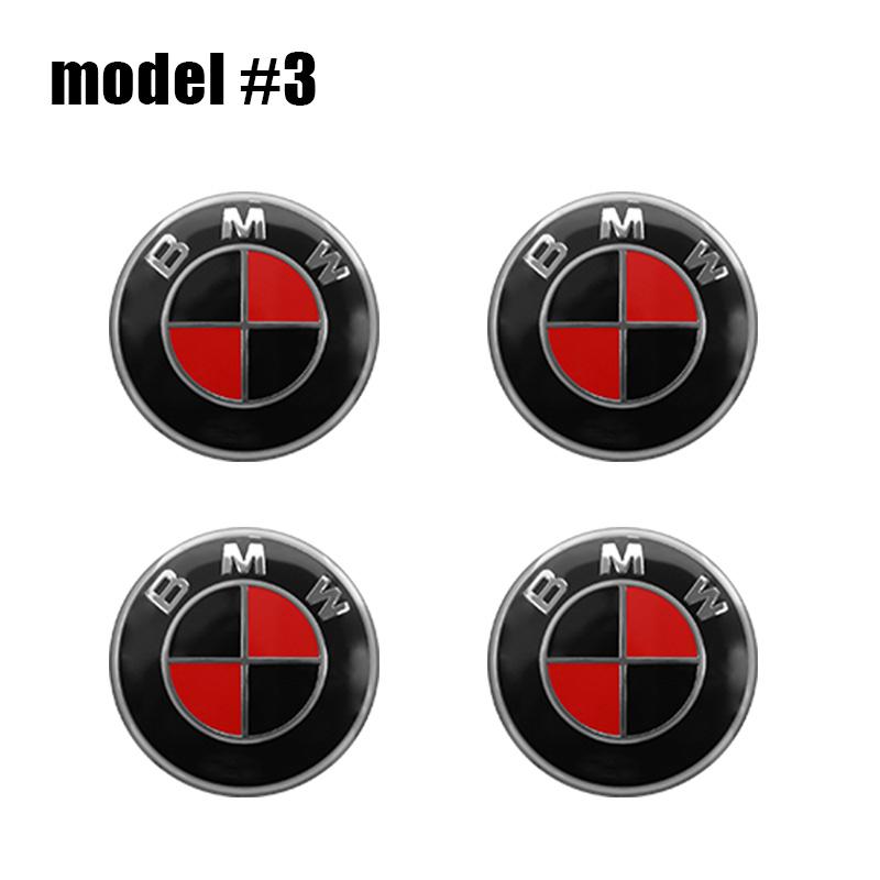 4 Stück 56/60/65MM Auto Radnabenkappe Center Aufkleber Emblem Für BMW G30 F02 E46 E60 E90 G20 G28 F30 F10 Auto Abzeichen Aufkleber Zubehör