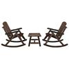 VidaXL 3-Piece Garden Lounge Set, Outdoor Furniture with Table, Patio Terrace Furniture Set, Wood 3185528