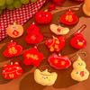 2026 New Year Small Gift Plush Festive Hanging Ornament Decoration Pendant Doll Bag Pendant Lucky Bag