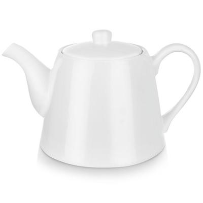 Dzbanek Porcelanowy Biały Stołowy do Kawy Herbaty Ziół Naparów Napojów 2L