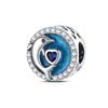 Genuinecopper Evil Eye Blue Zircon Round Lucky Charms Beads Fit Pandachoriginal Bracelets Fine Diy Birthday Jewelry