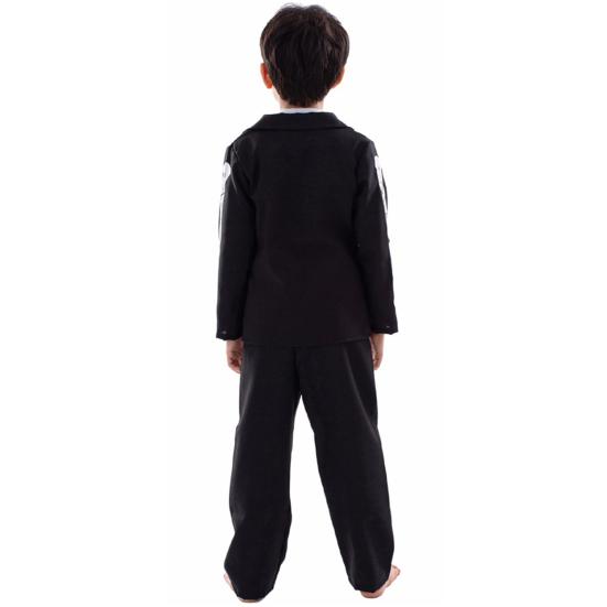 Kids Skeleton Costume Halloween Skeleton Tutu Skirt/Dinosaur Jumpsuit/Bone Onesie Outfit