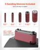 Oscillating Belt and Spindle Sander, 2000RPM Benchtop Spindle Sander with 16mm Stroke, 5 Sleeves (12.7-50.8 mm) & 610 x 98 mm Sanding Belt for