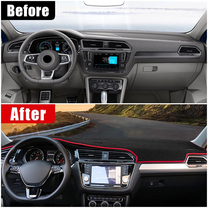 For Volkswagen VW Tiguan 2 MK2 R Line 2016 2017 2018     Car Dashboard Cover Dash Sun Shade Pad Mat Accessories