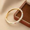 Multi-color Available Vintage Floral Bangle Chinese Style Enamel Bangle  Cultural Performances
