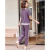 Paster Women's Summer Sporty Color-Block Two-Piece Set