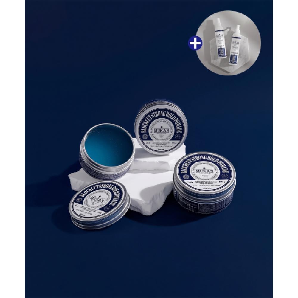 Mukan Hair Wax Pomade HairSpray  4 Types  Pomade  Comb Included  + Spray Set NONE