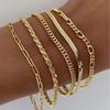 Creative Adjustable Bohemian Style Bangle Trendy Vintage Shining Bracelet Set Hand Chain 5Pcs Set Bangle Women/Men