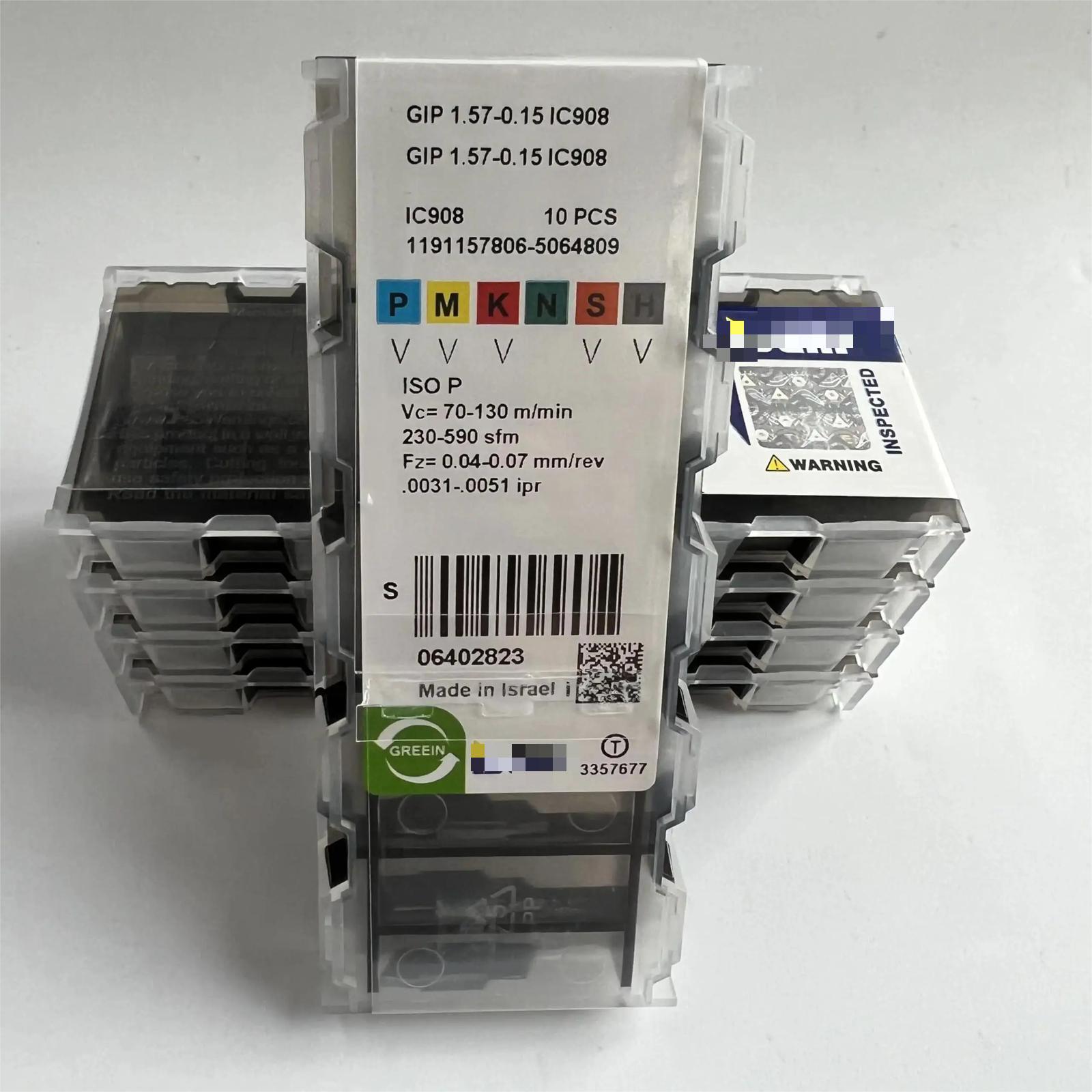 

GIP1.57-0.15 IC908 /Industrial indexable Carbide Inserts 10 PCS