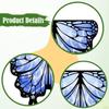 Kids Butterfly Wings Costume Cosplay Accessories for Halloween Role Play