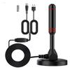 Portable HD TV Antenna Digital HD Freeview Aerial 30DBI HD Digital TV Antenna with Amplifier DVB-T2 DAB Indoor Outdoor Antenna
