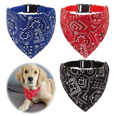 Hundehalstuch, Halsband, Schal für Welpen und Katzen, kleine, mittelgroße und große Hunde, verstellbare Halsbänder, Haustier-Taschentuch, Lätzchen, Verkleidungszubehör
