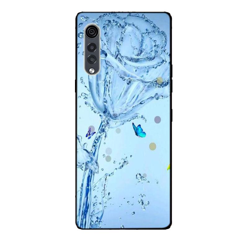 Etui do LG Velvet Czarny Zderzak Silikonowe TPU Miękkie Pokrowiec na Telefon Do LG Velvet 5G LM-G900 Etui Kreskówka Funda Do Etui LG Velvet