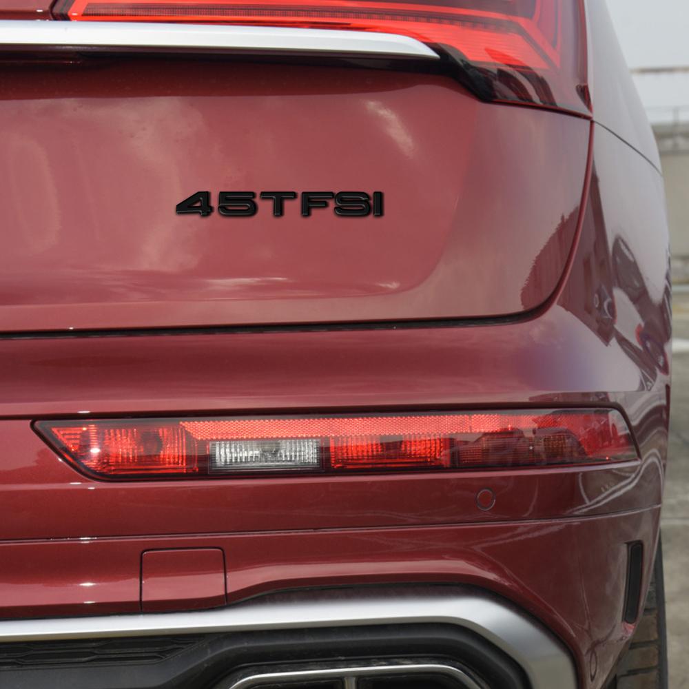 ABS Car Tail Badge Sticker Rear Trunk Emblem Decoration Decal For hot 30TFSI 35TFSI 40TFSI 45TFSI 50TFSI 55TFSI 60TFSI Letter