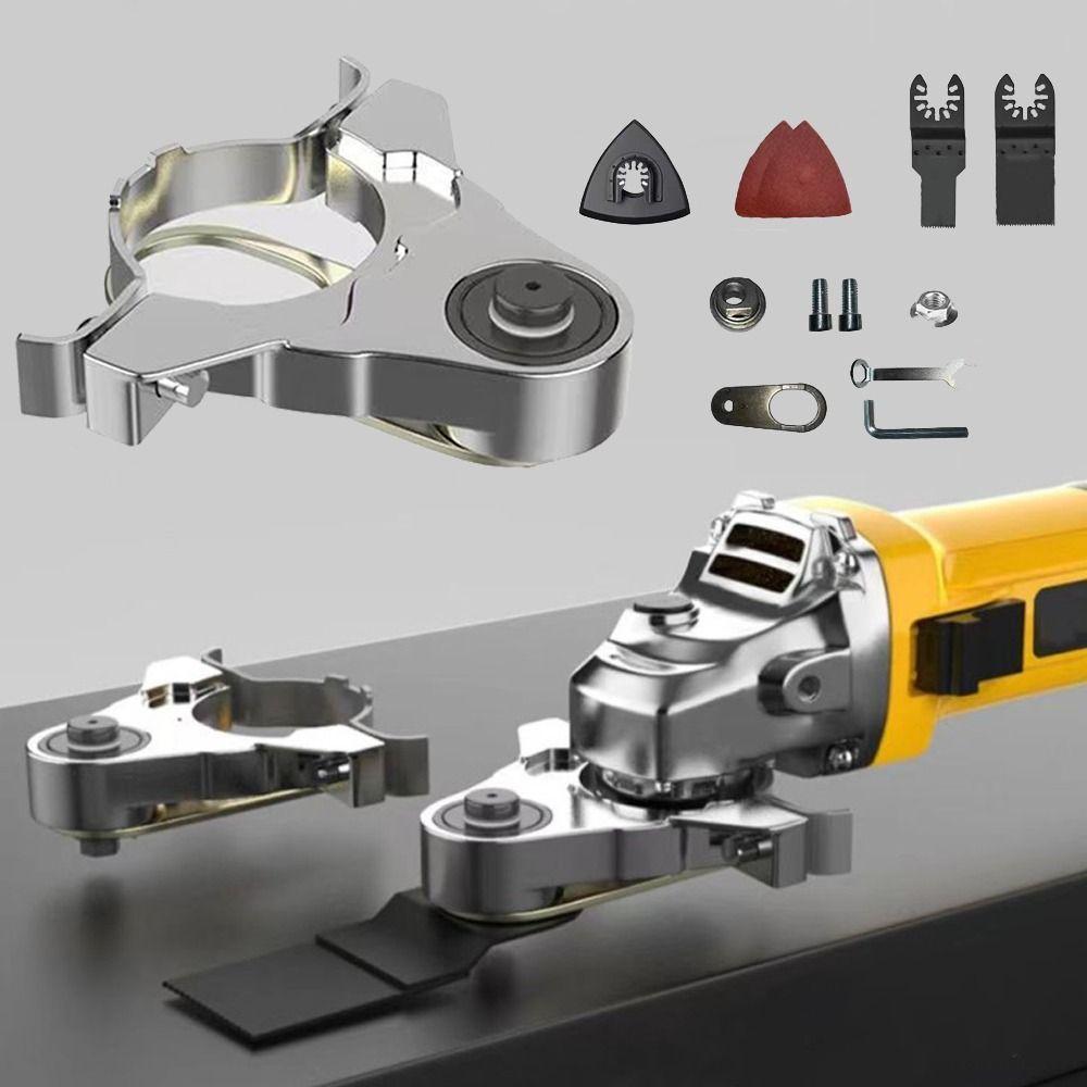Cutting Polishing Shovelling Cleaning Angle Grinder Changed to Multi-tool