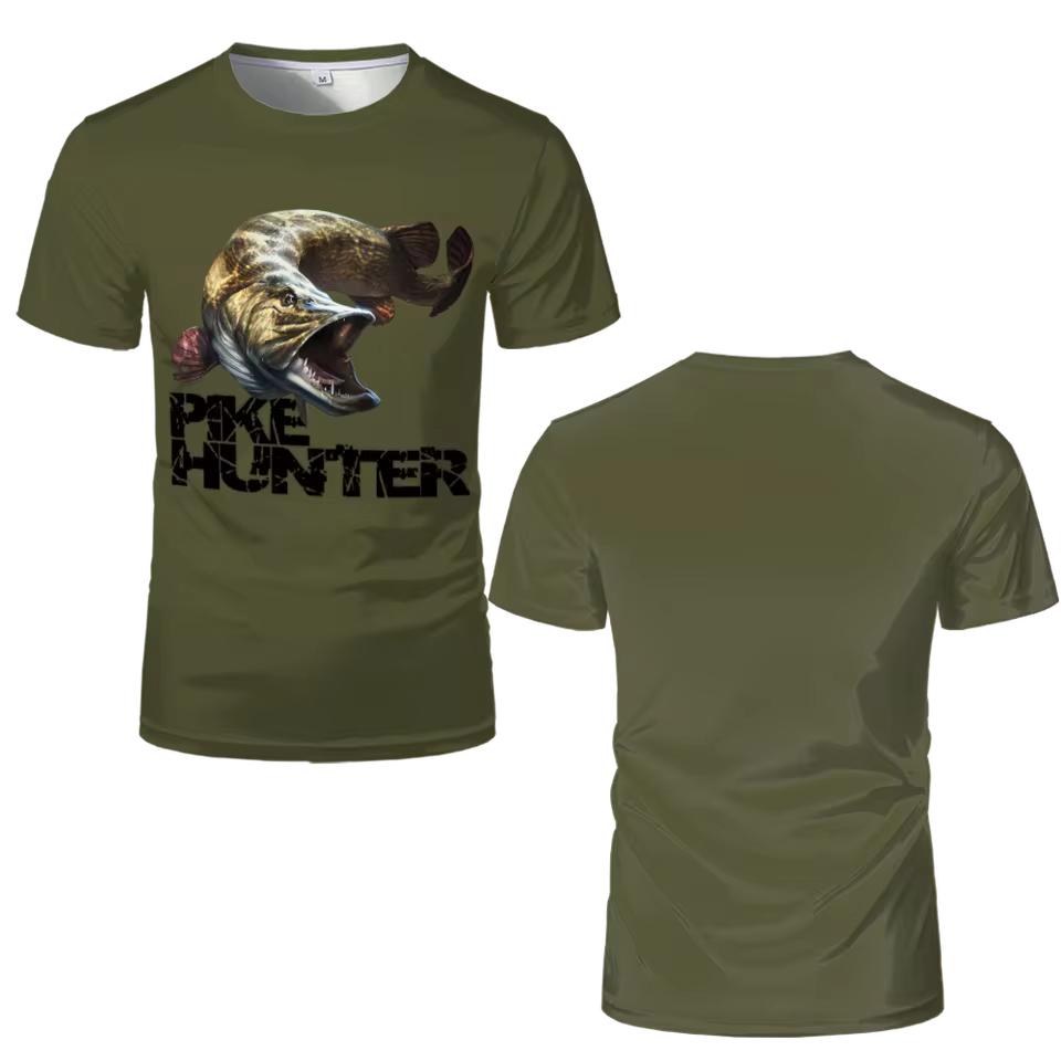 

Летний топ с круглым вырезом и 3D-принтом карпа, модная повседневная мужская футболка с коротким рукавом L