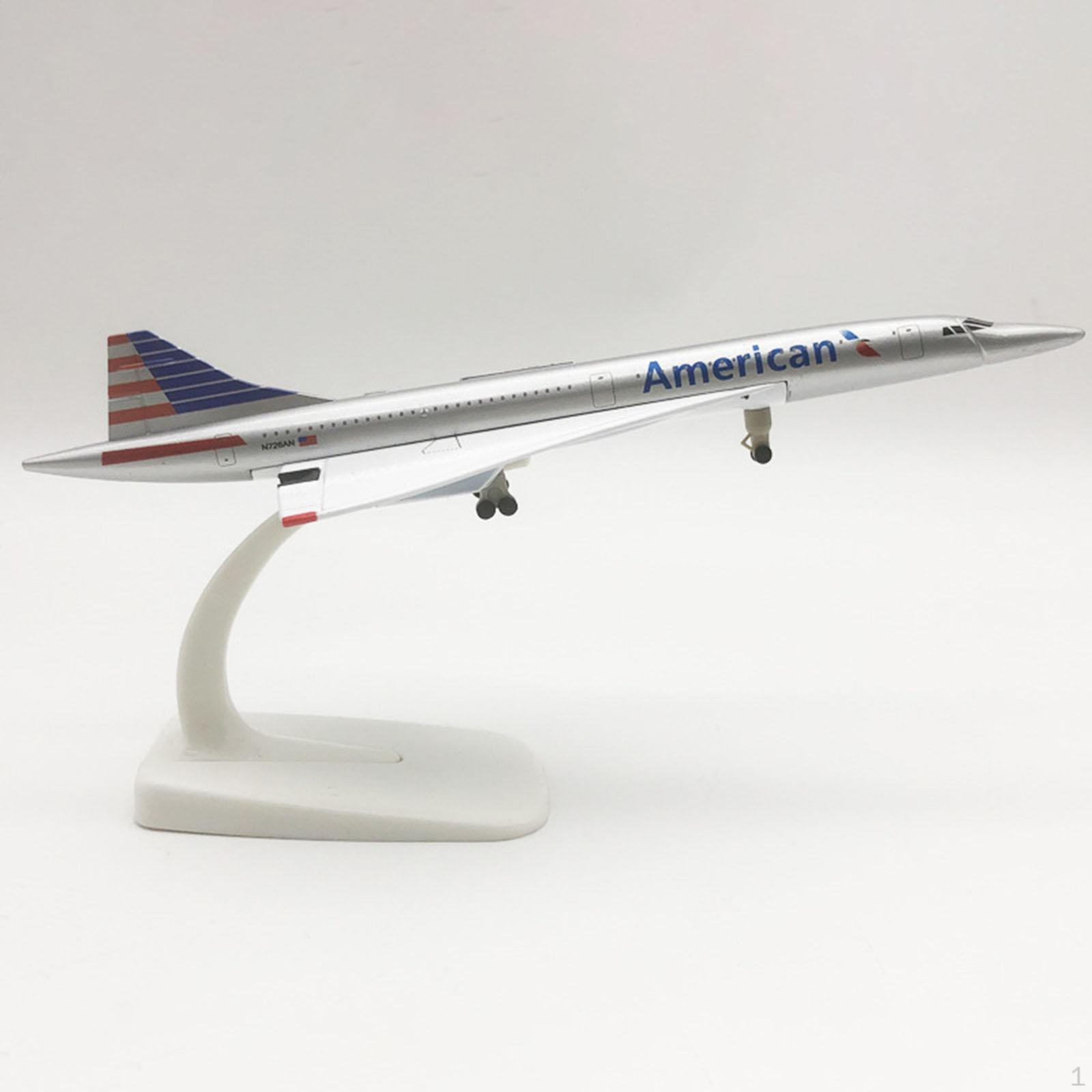 

Alloy Aircraft Model with Stand 20cm Simulated Decorative Collectible Airplane Toy Ornament for