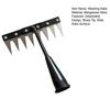 Weeding Rake Detachable Design Manganese Steel Garden Weeder Rake with Sharp Tip Wide Teeth Soil Penetration Rake