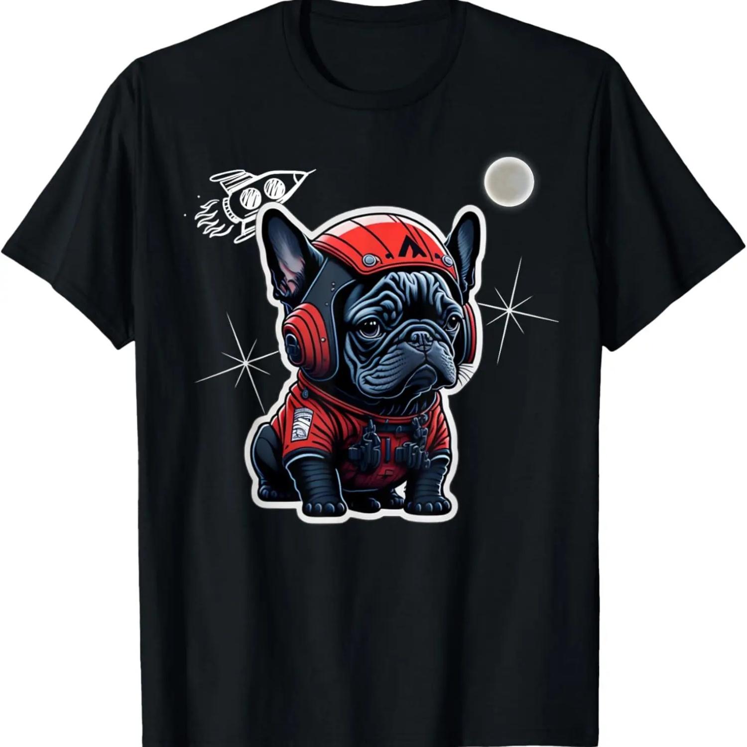 Space Dog T-Shirt S чёрный