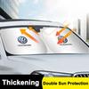 HAT1 Sun Shade Visor UV Car Windshield Protection Shield For VW Volkswagen Golf Polo Passat Touran CC Jetta MK3 MK4 MK5 GTD GTI SR32