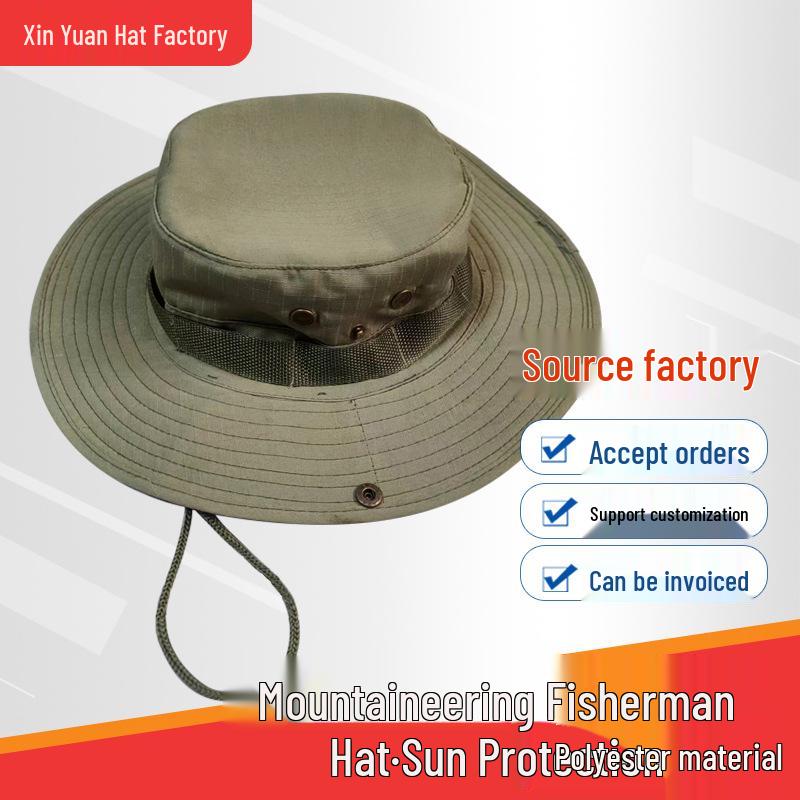 Customizable Windproof Sun Hat: Men's & Women's Large Brim for Cycling, Fishing, and Mountaineering