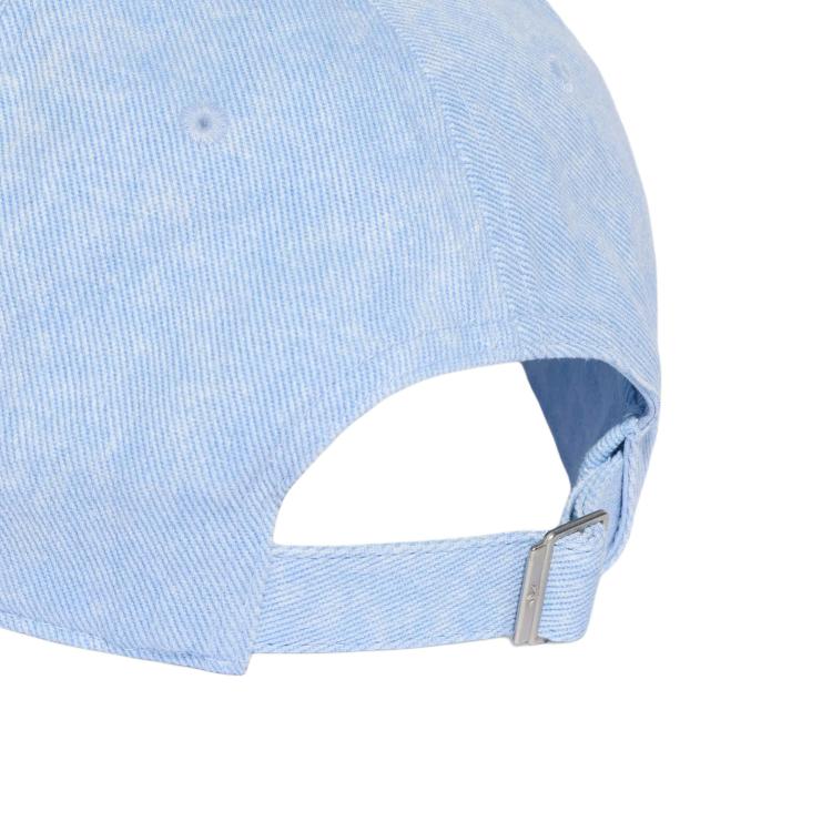 adidas Originals Trefoil Pattern Cotton Baseball Cap Unisex Hats Dawn-Blue KS9317