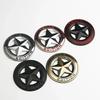 3D Metal TEXAS EDITION Shield Pentagram Star Side Fender Door Emblem Badge Car Stickers For JEEP Wrangler Liberty Grand Cherokee uy1