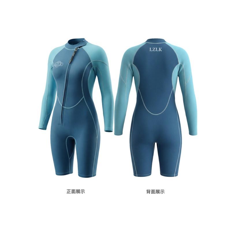 Damen 2mm SCR Neopren Ganzkörper-Neoprenanzug Surfen Tauchen Schwimmen Wassersport Winter