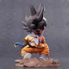 Dragon Ball Childhood Little Goku Hugs Puer Ya Mu Tea Little Follower Figure Doll Pvc Model Statue Collection Toys Ornamen Gift