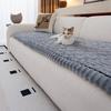Modern Minimalist Plush Winter Sofa Cover Anti-Scratch Non-Slip Universal Couch Mat