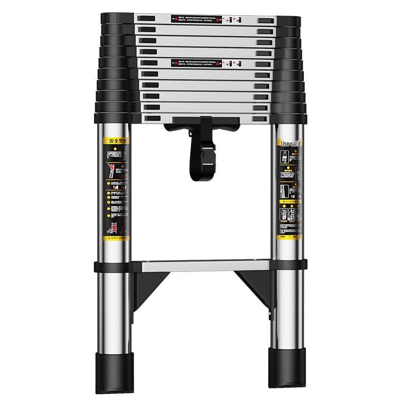 Stainless Steel Telescopic Aluminum Alloy Folding Step Ladder