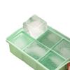 Silicone Large Ice Cube Tray Mold with Lid Flexible Easy Release Square Ice Maker for Whiskey Cocktail Juice Cooling