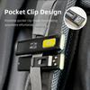 Magnetic Work Light 5 Light Modes 32g Ultra Lightweight EDC Portable Clip On ST7 PRO Flashlight for Outdoor Repair with Silicone Switch Magnetic Base