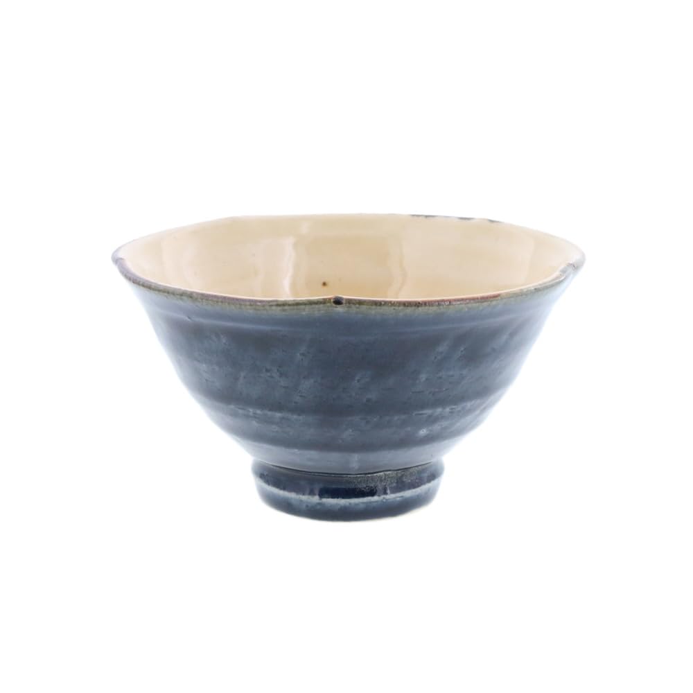 EAST Table Tea Navy Diameter X 7cm Wildflower Mino Flower-shaped Bowl, Blue, 12.4cm Height, Design, Ceramic, Ware, Microwave-Safe, 220-008-03