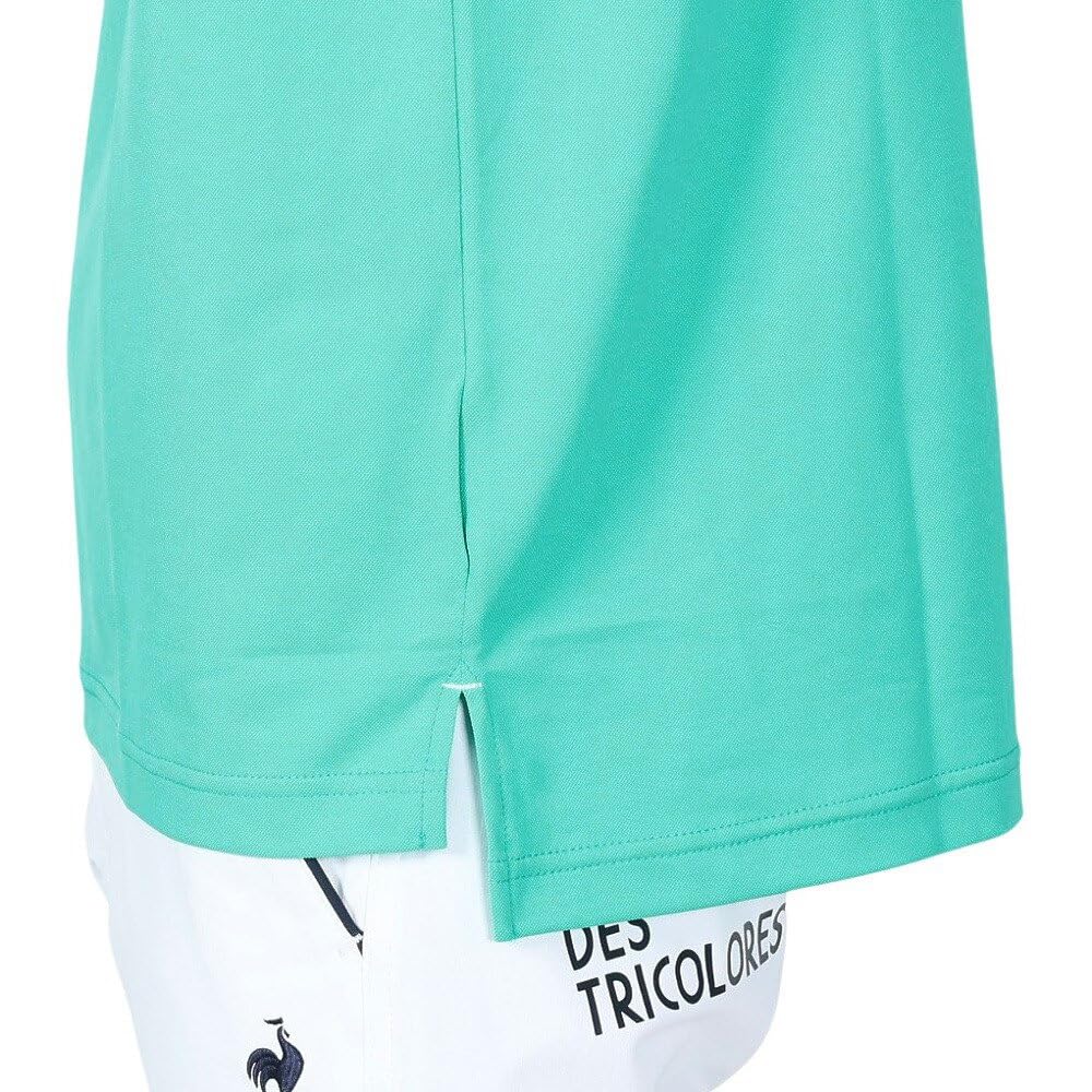 Coq Sportif Tričko s krátkým rukávem Základní Jednoduché Absorbující pot Rychleschnoucí Strečové Ochrana proti slunci Golfové QGMXJA02 GR00 [Le Golf] [Stretch Forcer] UPF50+ Pánské