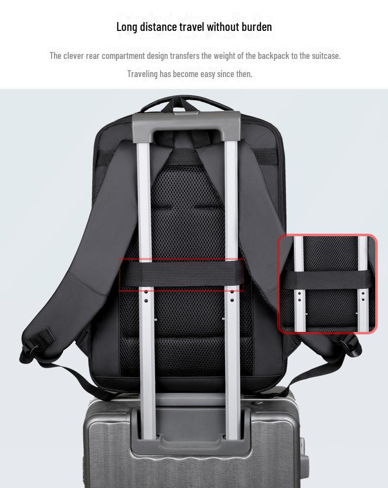 New Large Capacity Travel and Business Backpack for College Students - Simple, Casual, and Versatile