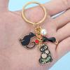 Cute Cats Pet Charm Keychain Chic Cats Figure Bag Hanging Decoration Charm Multipurpose Key Chain Adornment