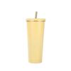500/750ml Stainless Steel Mug with Straw Reusable Flask Metal Coffee Milk Water Bottle Office Portable Large Capacity Thermos