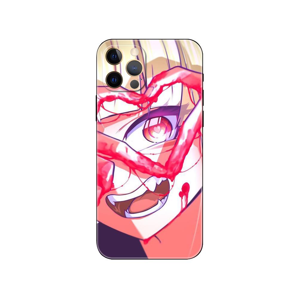 Süße Himiko Toga Anime Handyhülle für iPhone 5 5s 2020se 6 6s 7 8 plus x 10 XR XS 11 12 13 mini pro MAX schwarze TPU-Rückseite