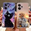 For Realme 14 5G Case RMX5075 Stylish Butterfly Painted Cover Silicone Case For Realme 14X 14 Realme14 T 14T 5G Soft Fundas Bags