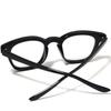 [Bliss Leather] Black X Clear Sunglasses Date Glasses Wellington Type