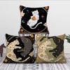 cute black cat cushion cover Pillow Cover Decoration Room Home Sofa living Office Car Nordic Simplicity